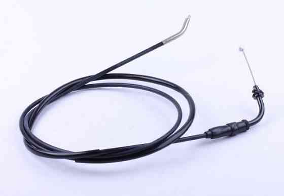Трос газа L-1760 мм (верх резьба, низ трос) - скутер Сузуки Мукачево