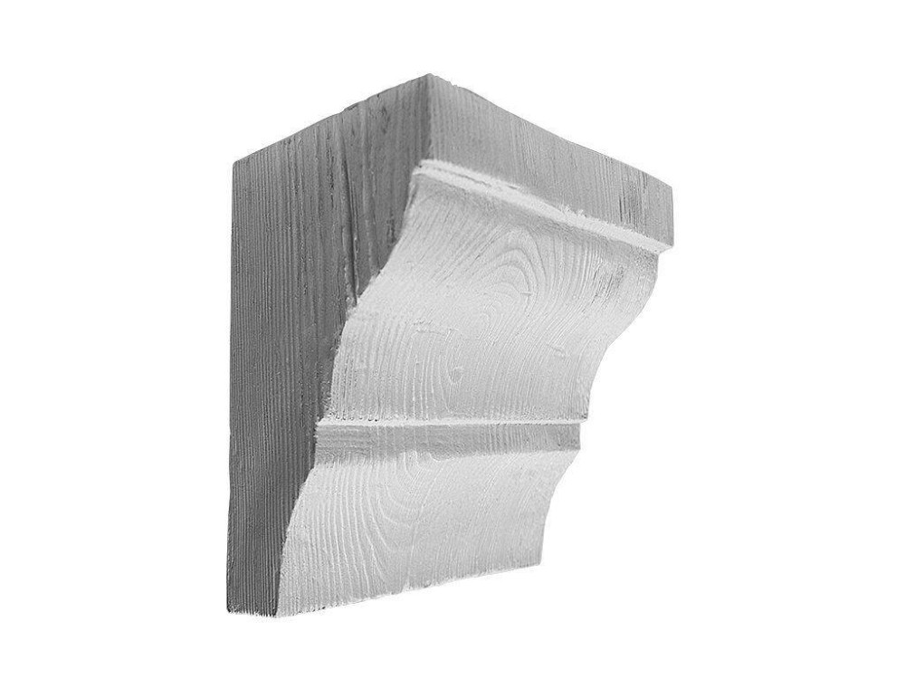 Консоль балки полиуретановая DECOWOOD Рустик EQ 035 classic белая 19х13 Днепр - изображение 1