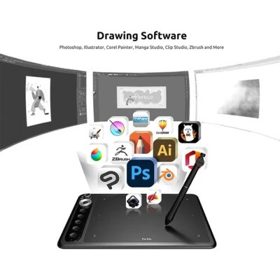 Графический планшет Parblo Intangbo X7 Black (INTANGBOX7) Винница - изображение 2