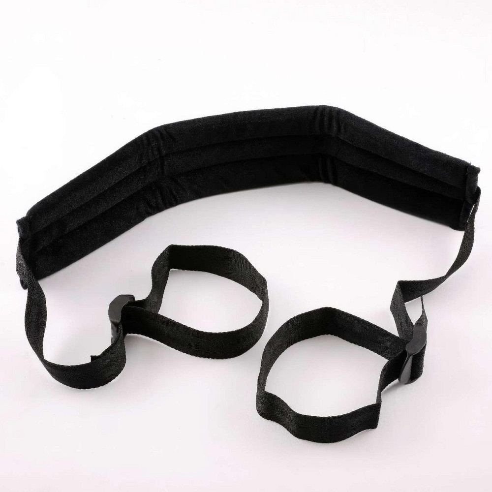 БДСМ ремінь регульований для фіксації та утримування стегон та ніг для еротичних ігор Чорний Вінниця - фото 6