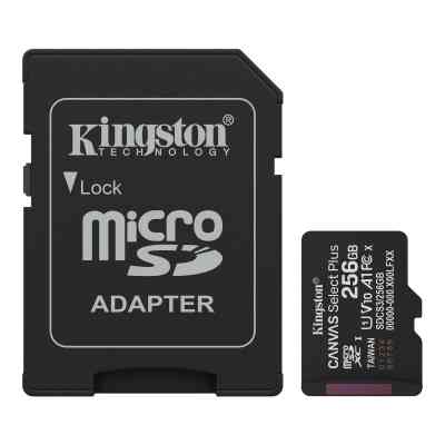 Карта памяти Kingston 256GB microSDXC class 10 UHS-I V10 A1 Canvas Select Plus (SDCS3/256GB) Винница