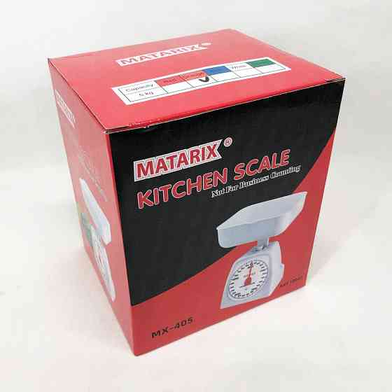 Весы для продуктов MATARIX MX-405 5 кг, Компактные и удобные весы для кухни, Маленькие OA-412 электронные весы Киев