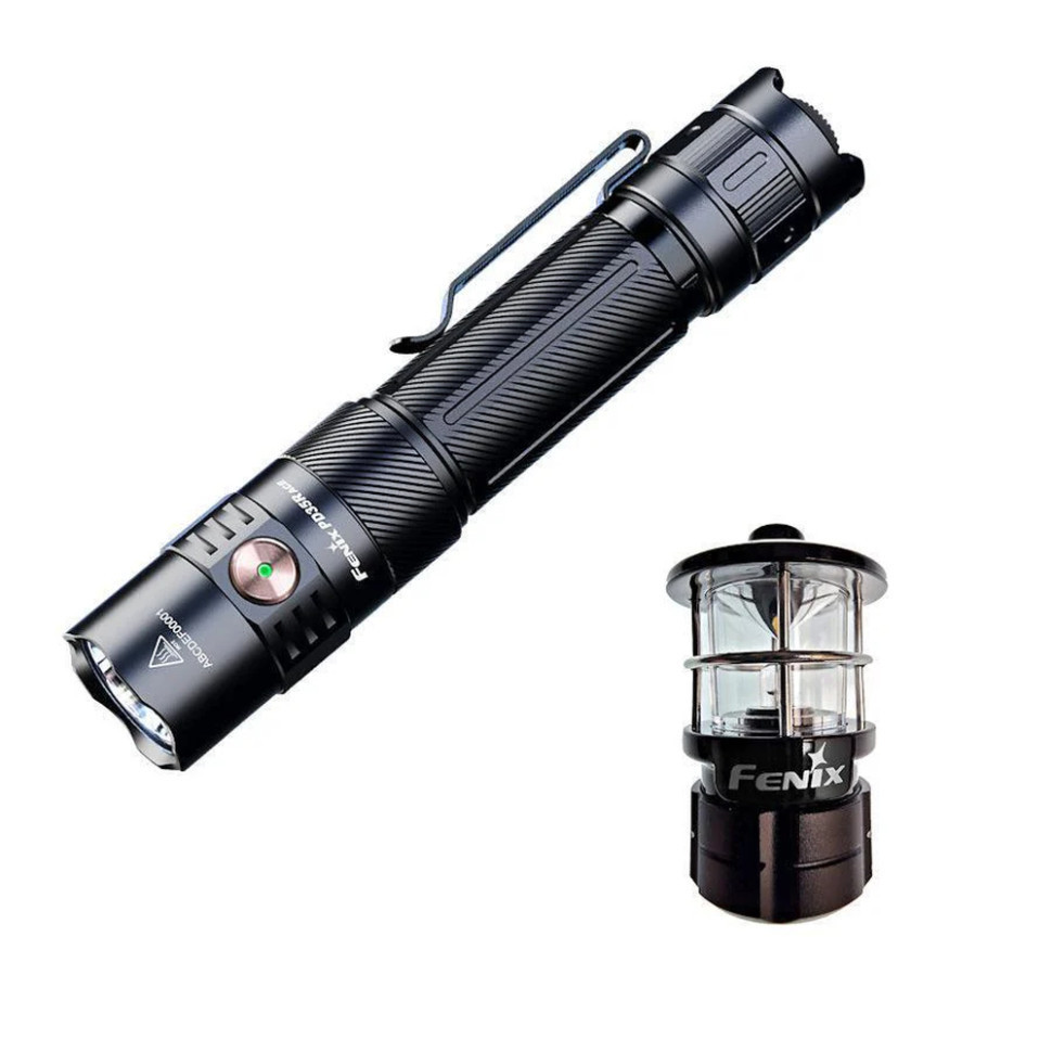 Фонарь тактический ручной Fenix PD35R ACE LED 2000 лм + наключающий фонарь CL01 (черный) | Лимитированная серия Киев - изображение 1