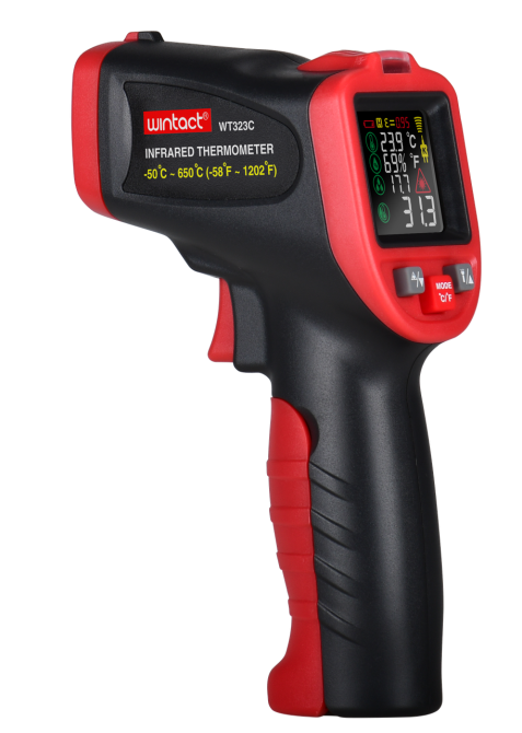 Пирометр (термогигрометр, термопара) -50-650°C WINTACT WT323C Одесса - изображение 1