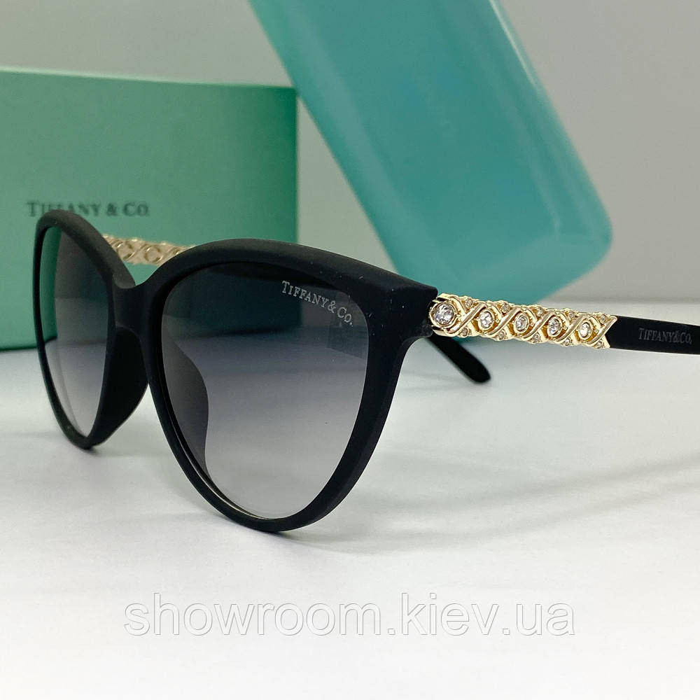 Женские брендовые очки Tf (3641) black Киев - изображение 4