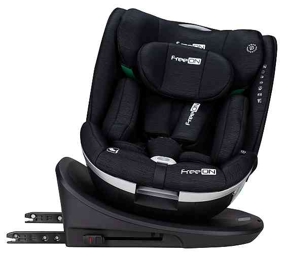Автокрісло дитяче FreeON Opal i-size (40-150 см) з кріпленням Isofix Чорний Київ