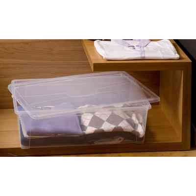 Контейнер для хранения DEA home Easy прямоугольный Прозрачный 32 л (20080) Винница