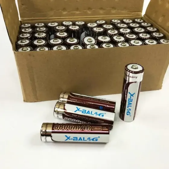 Акумулятор Li-ion 18650 2400mAh 4.2V Purple X-Balog 2430/8707 для використання у ліхтарях, годинника Київ
