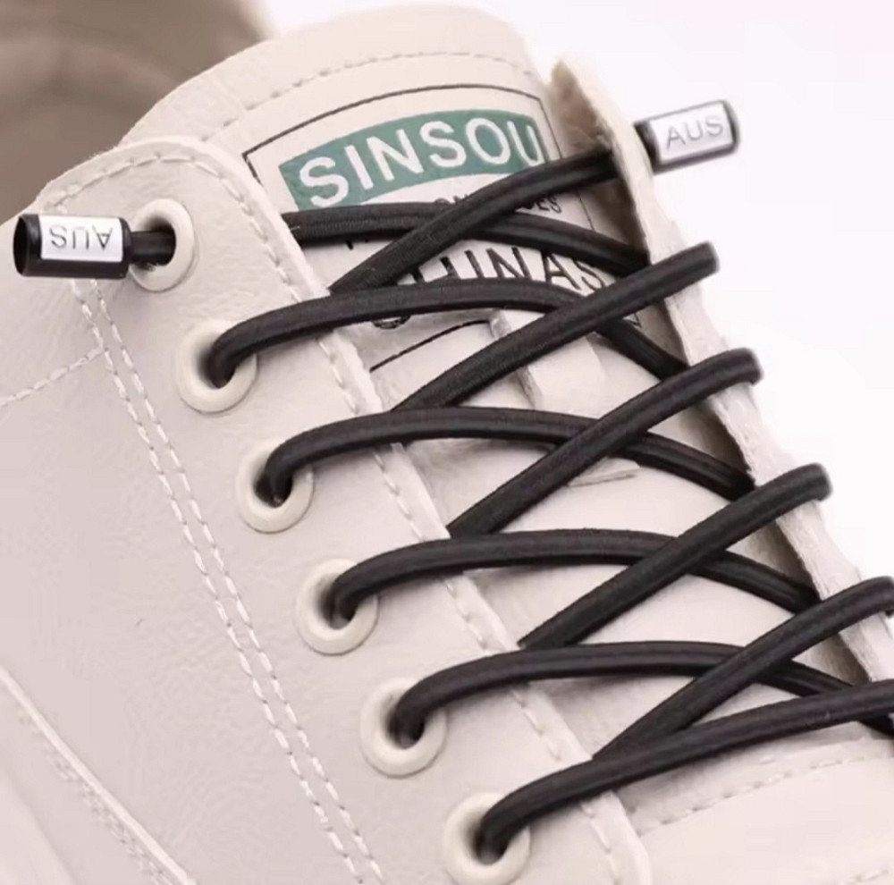 Шнурки еластичні напівкруглі без зав'язок з пластиковими фіксаторами Смела - изображение 3