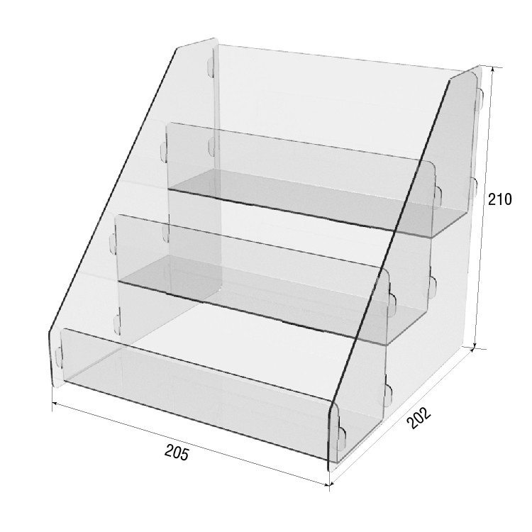 Товарна горка EKOSTAR на 3 полки 205х202х210 Київ - фото 3