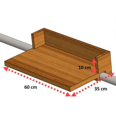 Подвесной балконный столик 