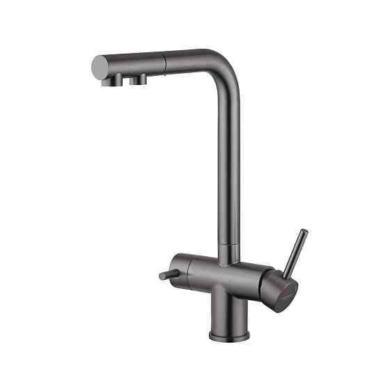 Змішувач для кухні з під'єднанням до фільтра Kroner KRP Edelstahl Klassisch — PVD03811 Київ