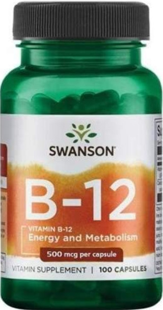 Вітамін В12 Swanson Vitamin B12 500 mcg 100 Caps Київ - фото 1