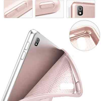 Чохол до планшета BeCover Tri Fold Soft TPU Silicone Apple iPad 9.7 2017/2018 A1822/A1823/A1893/A1954 Pink (708513) Вінниця