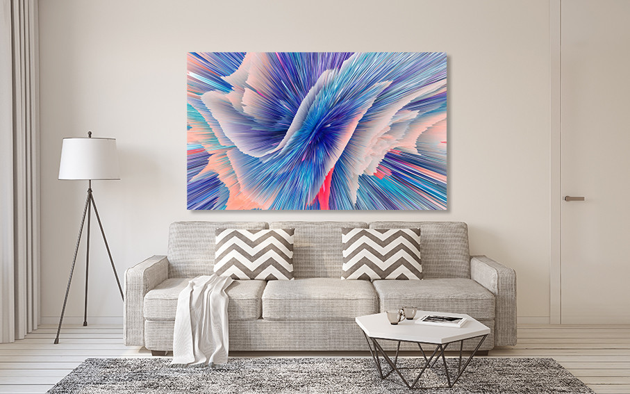 Картина полотно у вітальню / спальню   Абстракція  MLP_271 ( 60х30см ) 60x100 см Київ - фото 2