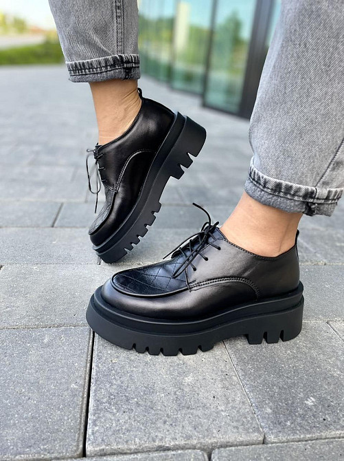 Olli Туфлі жіночі OLLI чорні натуральна шкіра 36 (4777) Коломия - фото 1