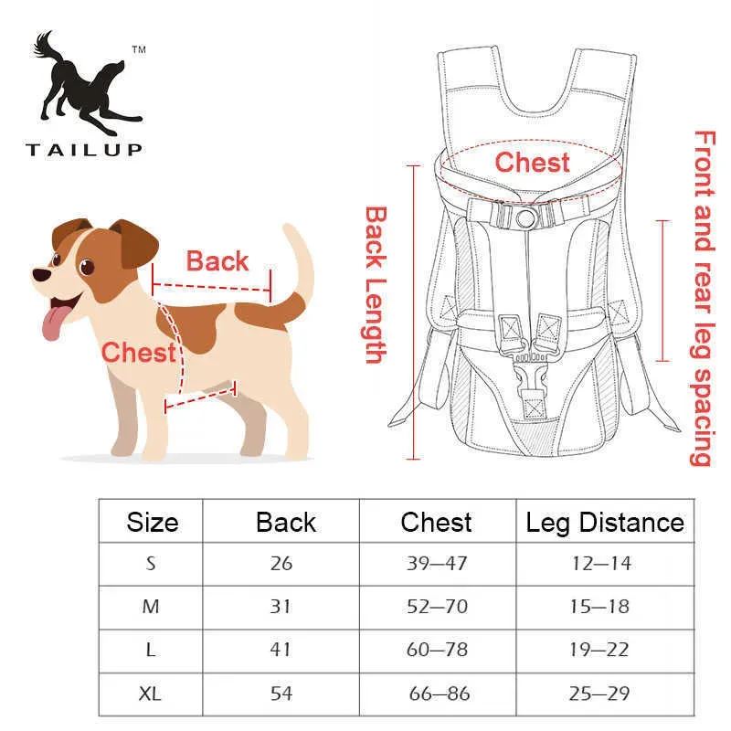 Рюкзак-кенгуру (переноска) для собак та котів TAILUP Wrap-Around Pet Front Backpack (Розмір S) Луцк - изображение 3