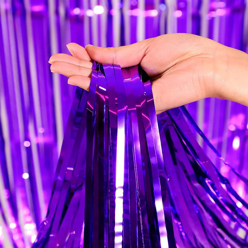 Дощик для фотозони 3 м на 1 м фіолетовий Київ - фото 1