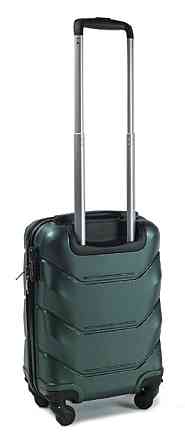 Валіза пластикова WINGS 147 мікро 51 см темно-зелена Київ