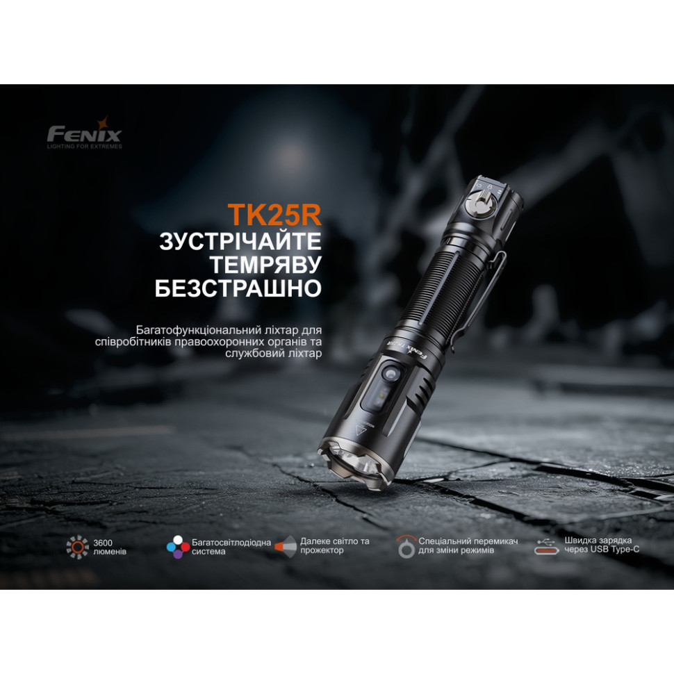 Фонарь ручной Fenix TK25R Киев - изображение 6