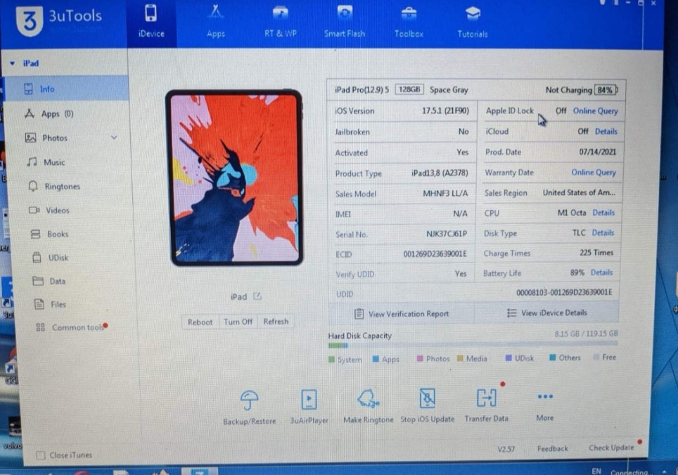 Планшет: iPad Pro 12.9