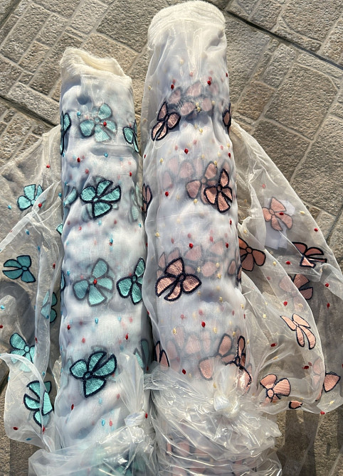 Ткань опт / органза вышитая - от 5 м Киев - изображение 8