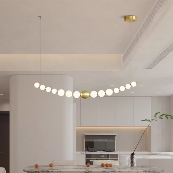 Люстра сучасна підвісна перлина VALESO G3872-15 Copper 27W Коломия