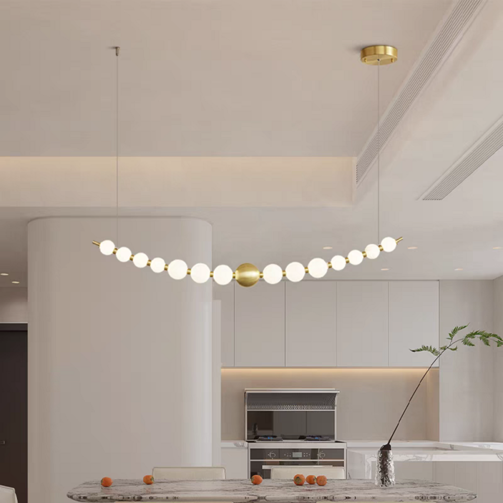 Люстра сучасна підвісна перлина VALESO G3872-15 Copper 27W Коломия - фото 2