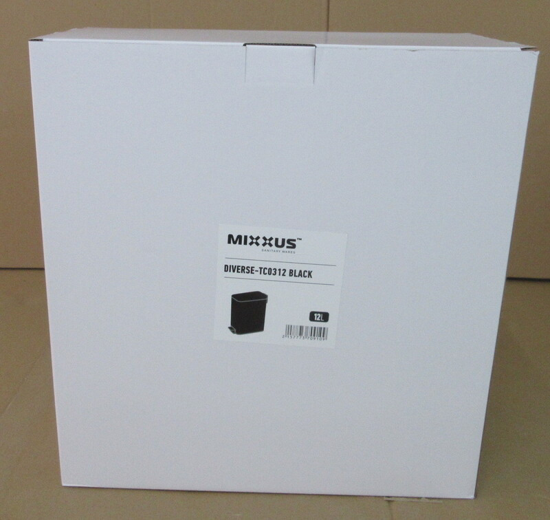 Прямокутне сміттєве відро Mixxus Diverse-TC0312 з плавним закриттям 12 л чорне (MI7091) Харків - фото 9