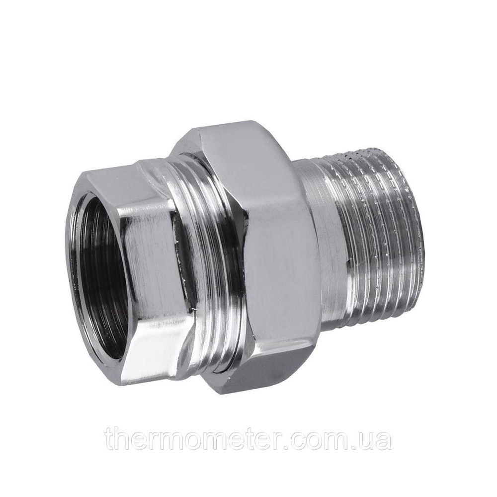 Сгон-американка прямой SOLOMON 1/2″ CHROM 1620 Киев - изображение 1