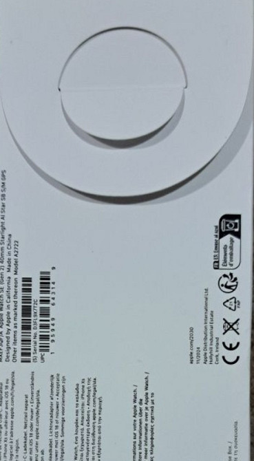 Смарт -Часы Apple Watch SE (GEN 2) 40mm. Starlight AI Star. Киев - изображение 2