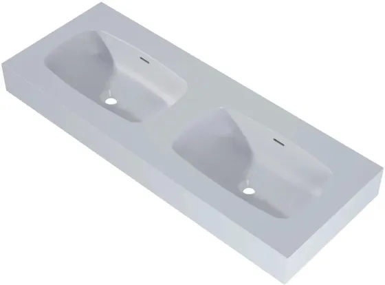 Раковина  Elita Dimple Duo 120Cm Marmur Stone Matt 168885 Киев