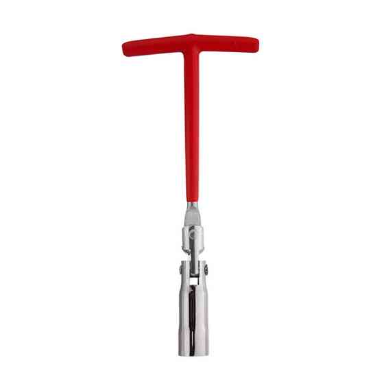 Ключ свечной Т-образный с шарниром, 16 мм, длина 210 мм INTERTOOL HT-1716 Киев