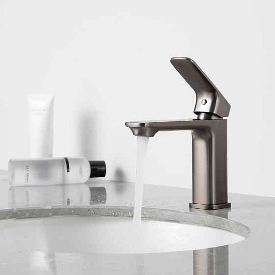 Смеситель для умывальника GAPPO G1028-9, графит Киев