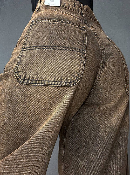 Джинси жіночі Its Basic 2952-4 skater fit з косими кишенями коричневі, коричневий, 40, 40, 85 см, 115 см Київ - фото 2