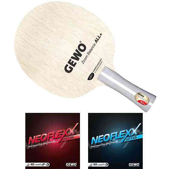 Ракетка для настольного тенниса Gewo Zoom Balance ALL, Neoflexx 48.0+45.0, ST (11640000031) Киев