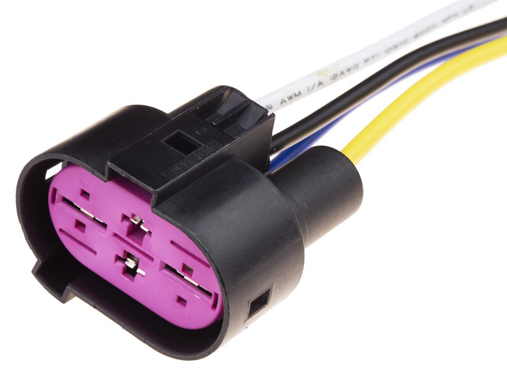 Роз'єм конектор с проводом, 4-кон., Вентил, Охлаждения Радіатора, 1J0906234, VAG Германия, Audi, Bugatti, Porsche, Seat, Skoda Київ - фото 1