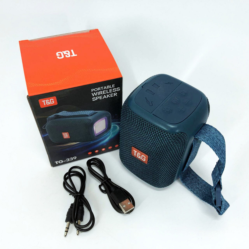 Колонка переносна для музики TG339, Bluetooth колонка з ремінцем, Акустичні колонки з блютузом HL-72 Львів - фото 2