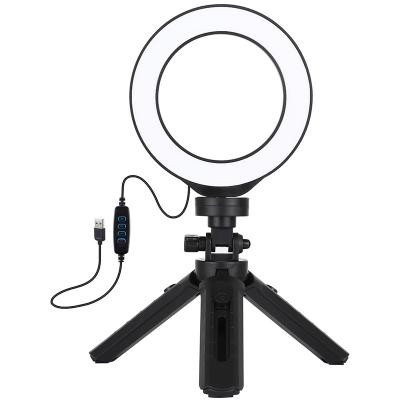 Набір блогера Puluz Ring USB LED lamp PKT3058B 4.7&quot; + tripod 12 см (PKT3058B) Вінниця - фото 1