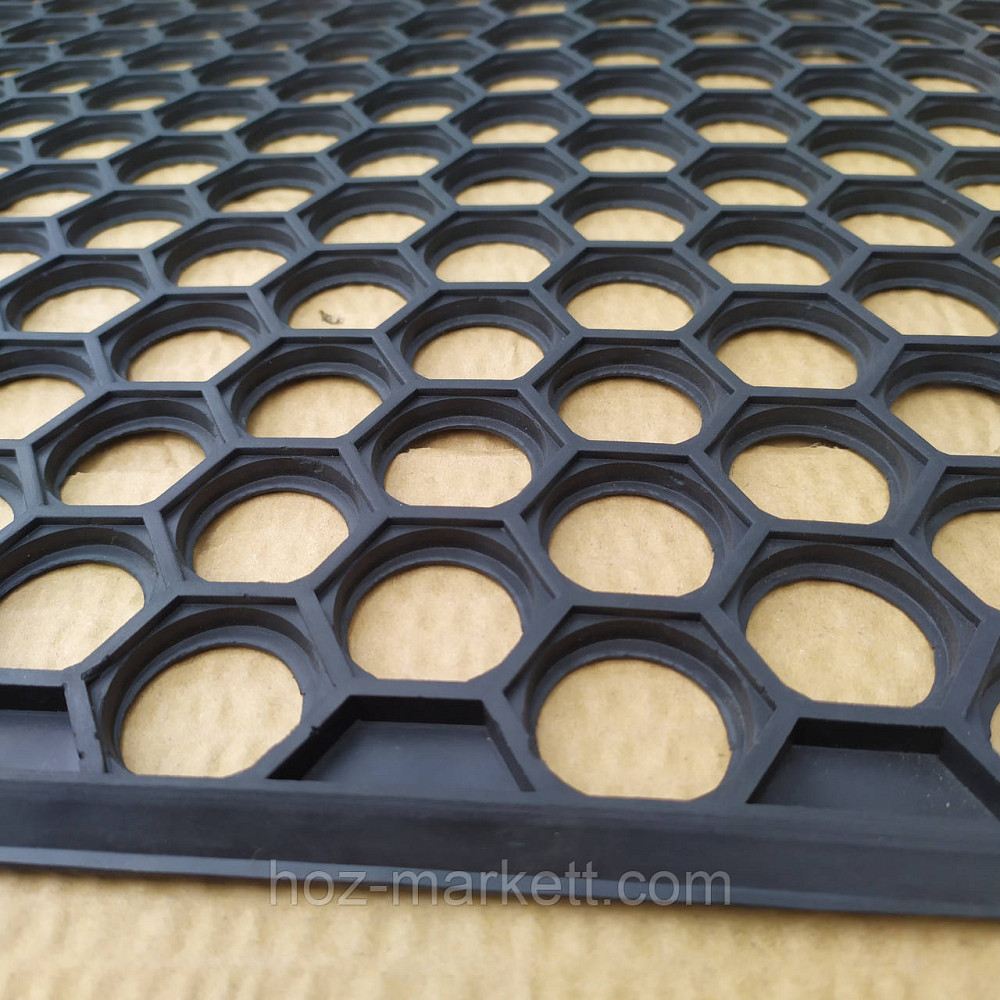 Коврик 40 см х 60 см резиновый соты  килим Харьков - изображение 5