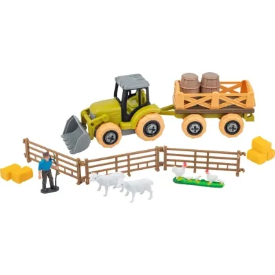 Ігровий набір Otamanko Веселий хутір (трактор із причепом, фермер із вівцями та курми) (8807) Вінниця - фото 1
