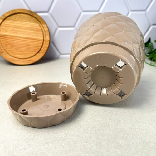 Вазон Намисто 0,75л кава з молоком ELIF Житомир - фото 3