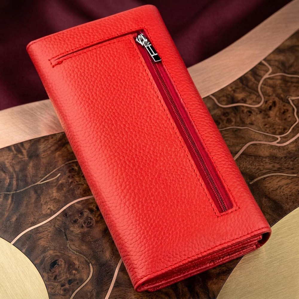 Чудесный женский кошелек ST Leather 18858 Красный Киев - изображение 12