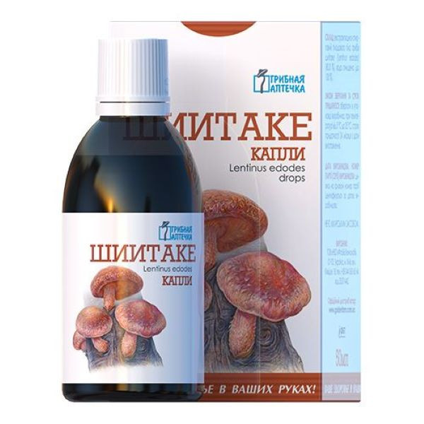 Шиїтаке краплi ФітоБіоТехнології 50мл Луцьк - фото 1