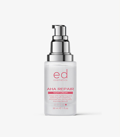 Ночной крем для лица AHA REPAIR NIGHT CREAM ED Сosmetics 30 мл Винница - изображение 1