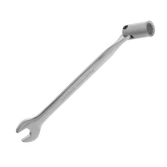 Ключ рожково-накидной, шарнирный, 11 мм, Cr-V, покрытие: сатин-хром INTERTOOL XT-1411 Киев