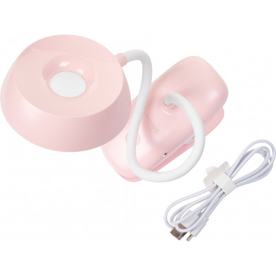 Настольная лампа Philips Donutclip 3Вт 4000K 1200мАг USB-A рожевий (929003179607) Винница - изображение 3