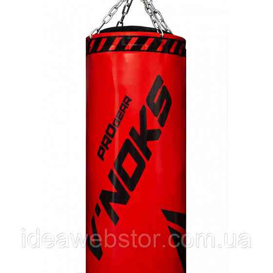 Груша боксерська  V'Noks Gel Red 1,5 м, 50-60 кг червоний професійний мішок для боксу та єдиноборств Київ