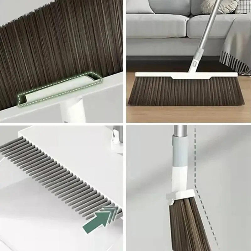 Веник и щетка с совком для уборки 3 в 1 Коломия - фото 7