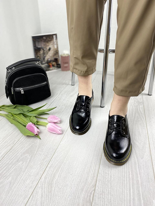 Sothby 's Туфлі жіночі Sothby 's M-375 чорні (весна-осінь, шкіра лакована) (2989) Коломия - фото 7